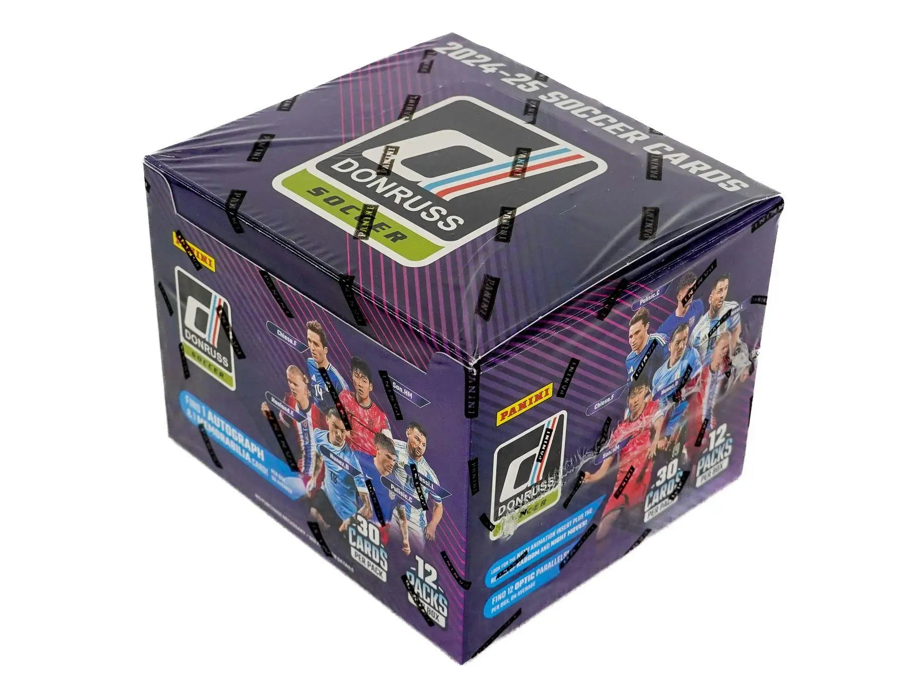 Purple Panini Donruss basketball card box with Rated Rookies and memorabilia cards