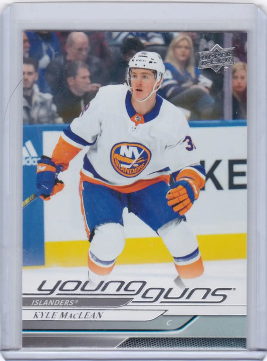 Hockey trading card of Kyle Maclean from Upper Deck, New York Islanders player