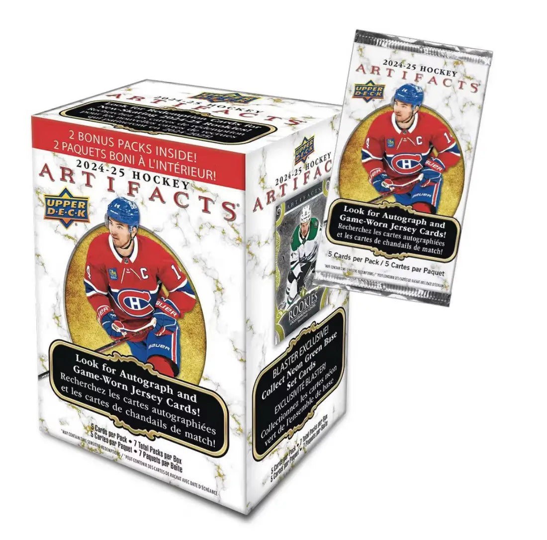 Montreal Canadiens player on 2024-25 Upper Deck Artifacts Hockey Blaster Box