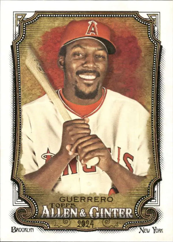 2021 Allen & Ginter baseball card of Vladimir Guerrero, Los Angeles Angels player