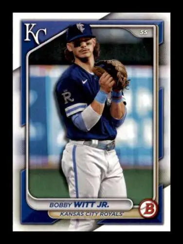 Bobby Witt Jr. baseball card from 2024 Bowman #59 in original gloss condition