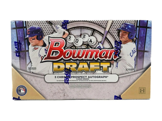 Bowman Draft Baseball Hobby Jumbo Box with Chrome Prospect and Bowman logo