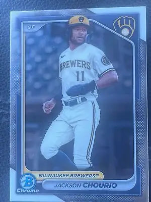 2024 Bowman Jackson Chourio CHROME PROSPECTS II BCP-140 baseball card image