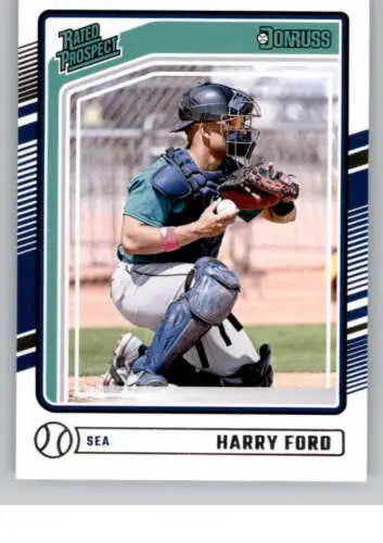 2024 Donruss Harry Ford baseball card NM-MT RC Rated Prospect with original gloss texture