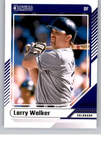 2024 Donruss #17 Larry Walker baseball card with original gloss from Simply Sandoval