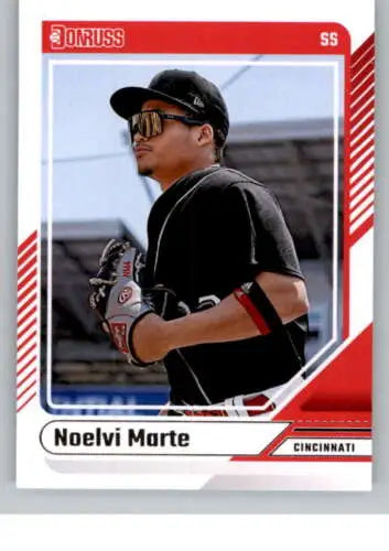 2024 Donruss #28 Noelvi Marte baseball card featuring original gloss design