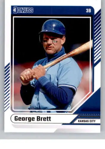 George Brett baseball card from 2024 Donruss with original gloss quality