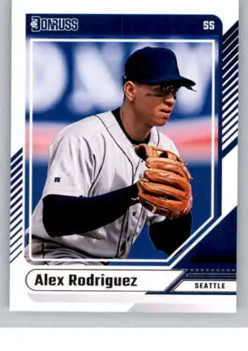 Alex Rodriguez baseball card from 2024 Donruss features original gloss and NM-MT quality