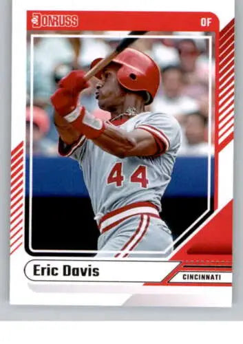 Eric Davis 2024 Donruss baseball card with original gloss, Reds ID:74091