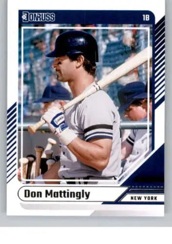 Don Mattingly baseball card 2024 Donruss #87 featuring original gloss and Yankees ID:74105