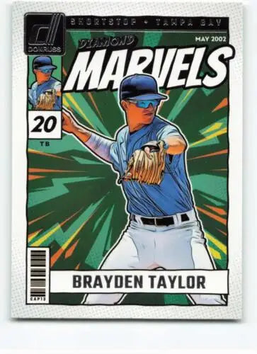 Brayden Taylor 2024 Donruss Diamond Marvels baseball card with original gloss finish