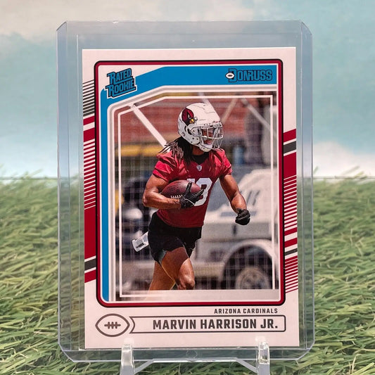 2024 Donruss Football Marvin Harrison Jr. #393 Rated Rookie Arizona Cardinals card