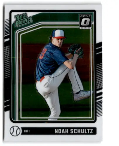 2024 Donruss Optic #170 Noah Schultz Rookie White Sox card with original gloss