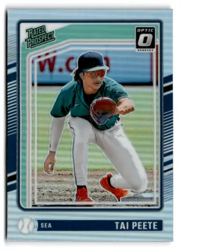 2024 Donruss Optic Holo #148 Tai Peete NM Near Mint RC Rookie baseball card Mariners