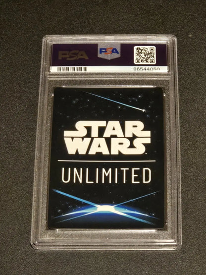 Graded Star Wars trading card of Emperor Palpatine, Master of the Dark Side PSA 9