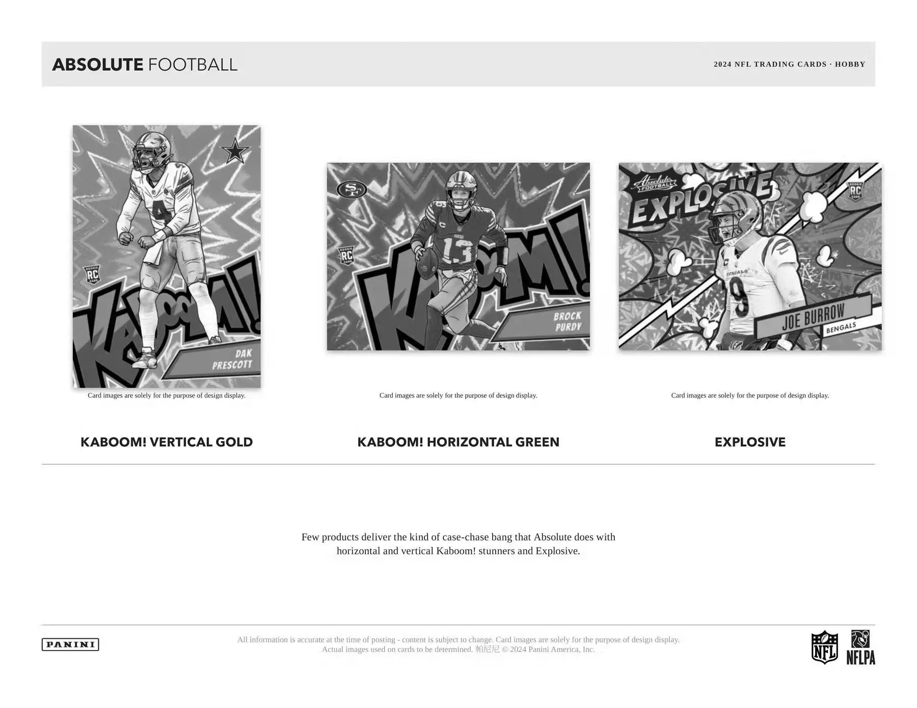 Comic book style sports illustrations of football players showcasing rookie premiere materials