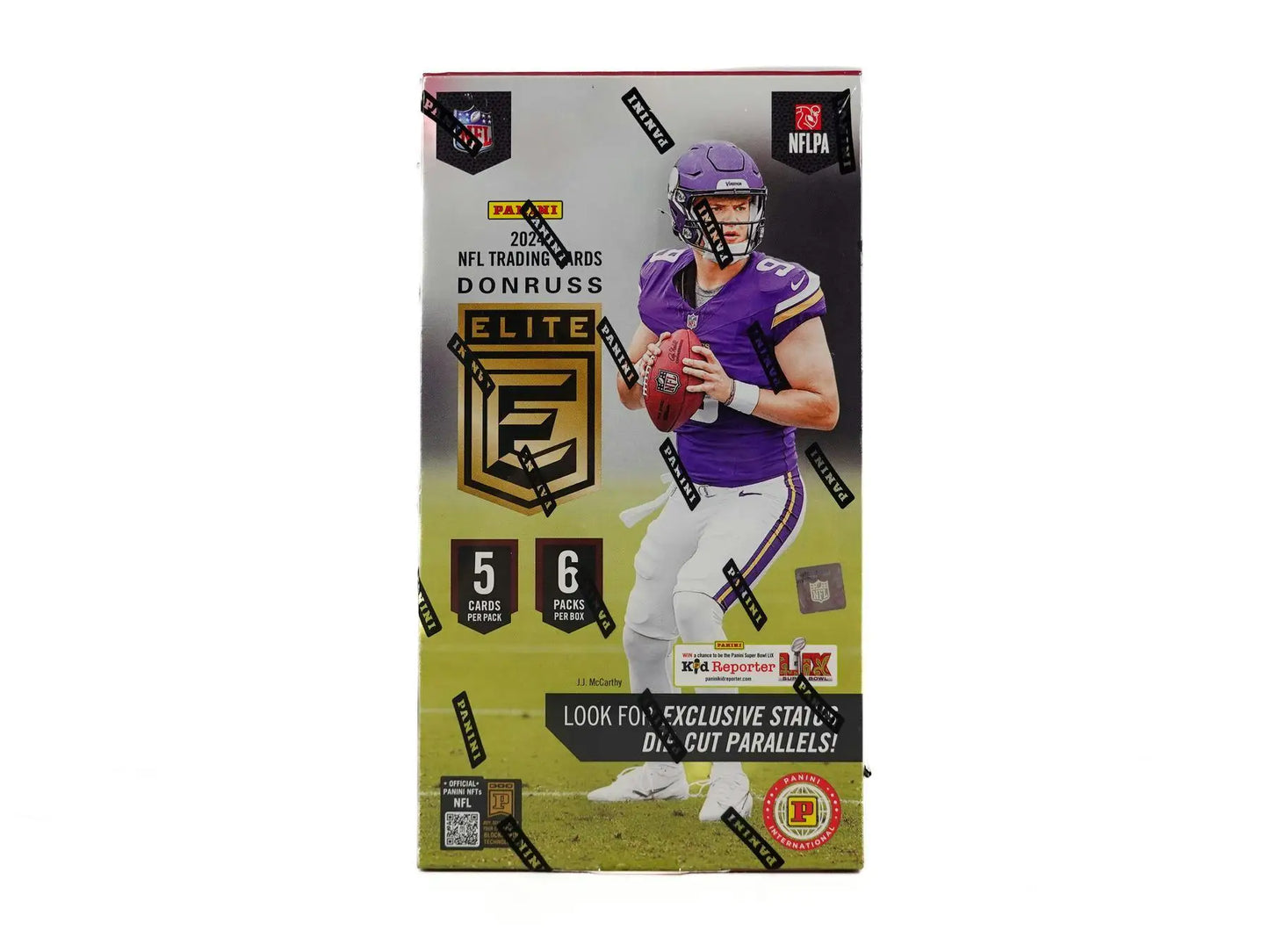 2024 Panini Donruss Elite Football International Hobby Box with Minnesota Vikings player