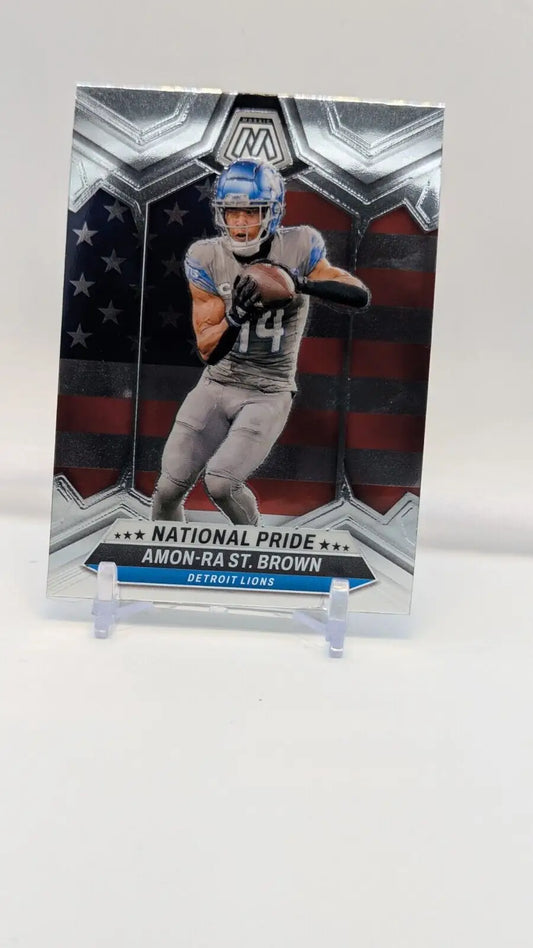 2024 Panini Mosaic Amon-Ra St. Brown National Pride Insert #263 Detroit Lions card