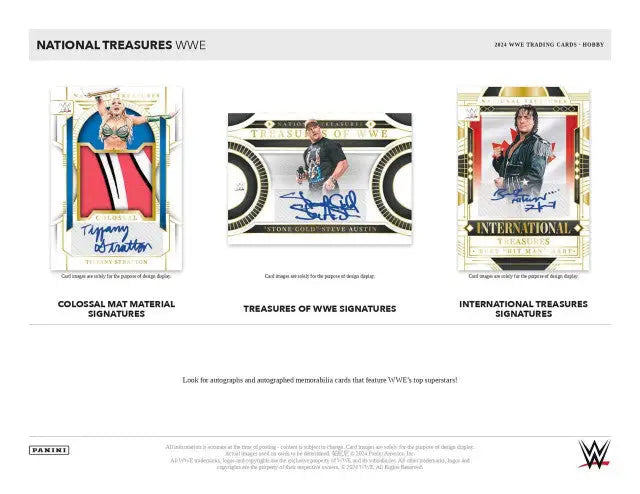 2024 Panini National Treasures WWE Wrestling Hobby Box - Sports Card Hobby Boxes