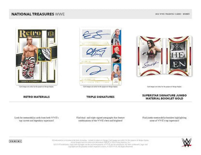 2024 Panini National Treasures WWE Wrestling Hobby Box - Sports Card Hobby Boxes