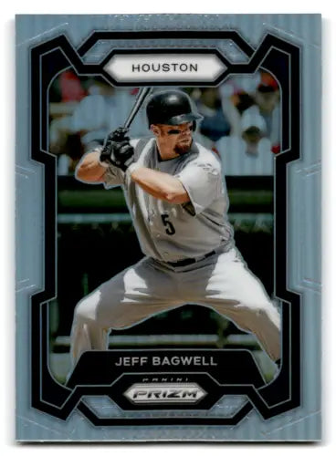 Jeff Bagwell baseball card from 2024 Panini Prizm Prizms Silver with original gloss quality