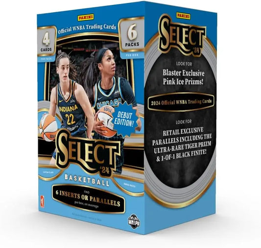 2023-24 Panini WNBA Select Basketball Blaster Box with featured player images