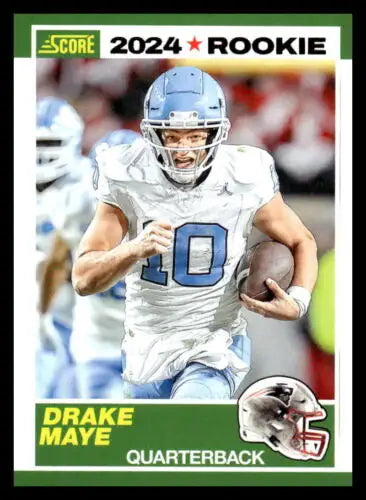 Drake Maye 2024 Score 35th Anniversary Rookie Football Card with original gloss NM-MT