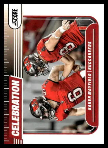 2024 Score Celebration Baker Mayfield football card NM-MT original gloss Buccaneers