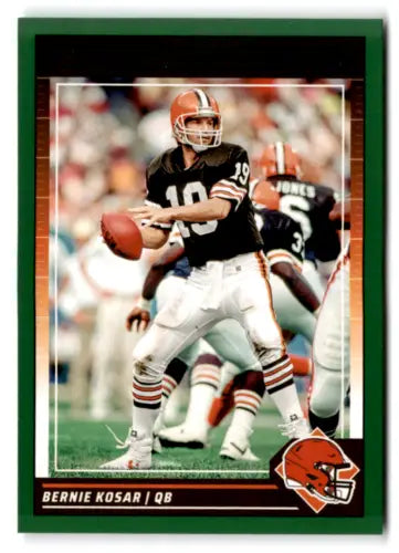 Bernie Kosar 2024 Score Green football card featuring original gloss and NM-MT condition