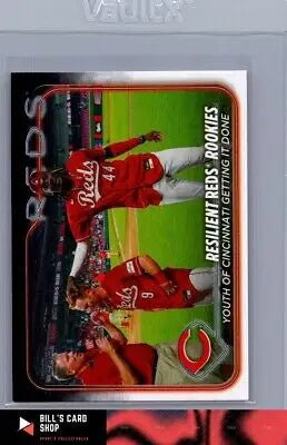 Cincinnati Reds baseball card from 2024 Topps Resilient Reds Rookies collection