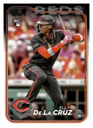 Elly De La Cruz 2024 Topps #141 NM-MT RC Rookie Reds baseball card with original gloss