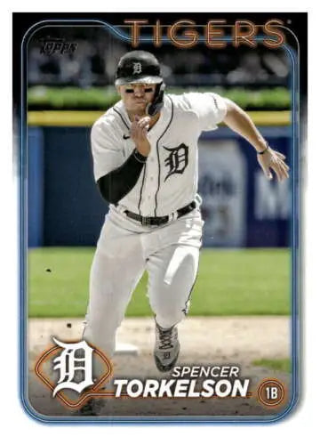 Baseball card featuring Spencer Torkelson from 2024 Topps NM-MT original gloss collection