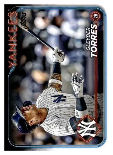 Gleyber Torres baseball card from 2024 Topps #210 with original gloss finish