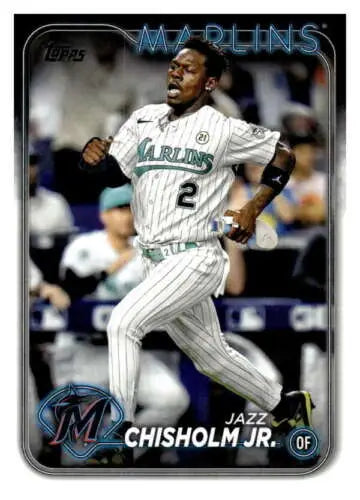 2024 Topps #223 Jazz Chisholm Jr. NM-MT Marlins original gloss baseball card