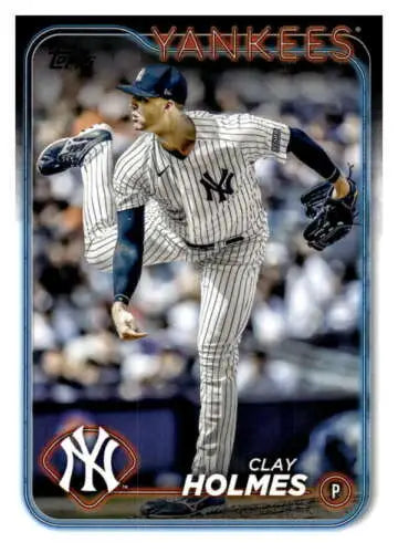 Clay Holmes baseball card from 2024 Topps #247 with original gloss finish