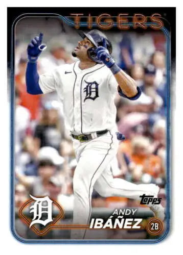 2024 Topps #25 Andy Ibanez NM-MT Tigers baseball card with original gloss finish