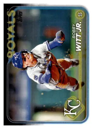 2024 Topps #254 Bobby Witt Jr. NM-MT Royals baseball card with original gloss