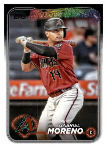 2024 Topps #268 Gabriel Moreno Baseball Trading Card with original gloss Future Stars image