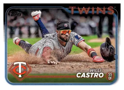 Willi Castro baseball card 2024 Topps #285 original gloss Minnesota Twins