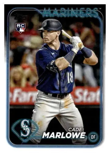 Cade Marlowe 2024 Topps #286 NM-MT RC Rookie Mariners baseball card original gloss