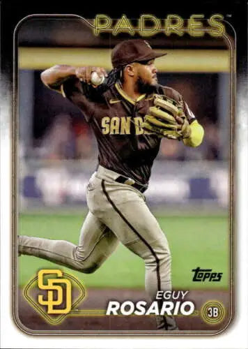 Eguy Rosario baseball card 2024 Topps #414 NM-MT original gloss Padres Simply Sandoval