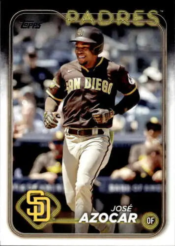 José Azocar baseball card from 2024 Topps #423, featuring original gloss design