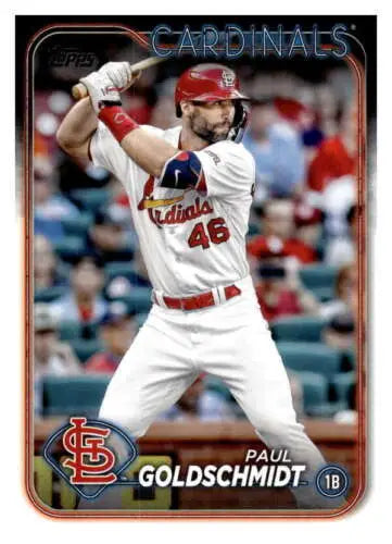 2024 Topps #46 Paul Goldschmidt baseball card with original gloss for collectors