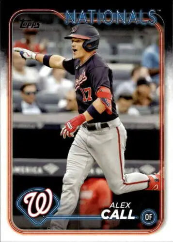 2024 Topps #496 Alex Call NM-MT baseball card featuring original gloss finish