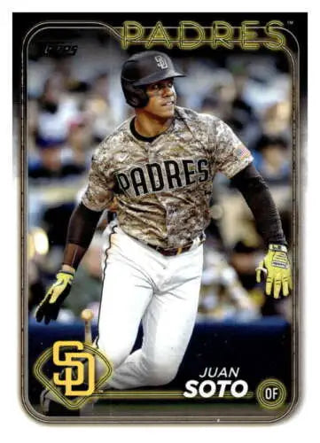 2024 Topps #50 Juan Soto baseball card with original gloss from Simply Sandoval collection