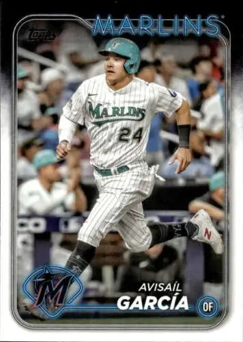 2024 Topps #505 Avisail Garcia baseball card with original gloss from Simply Sandoval