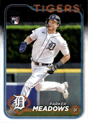 Parker Meadows 2024 Topps #516 Rookie Tigers baseball card with original gloss finish