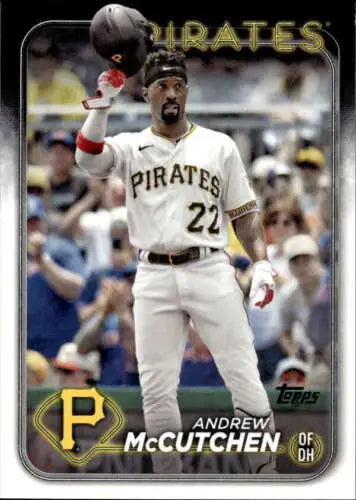 2024 Topps #566 Andrew McCutchen NM-MT Pirates baseball card with original gloss finish