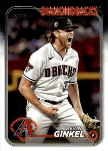 Kevin Ginkel baseball card 2024 Topps #572 NM-MT original gloss Diamondbacks ID:75142