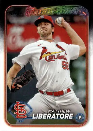 Matthew Liberatore baseball card from 2024 Topps with original gloss finish